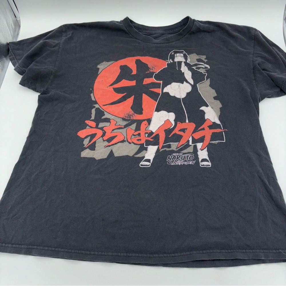 Naruto Shippenden Itachi Shohen Jump T-Shirt, Black Size XL